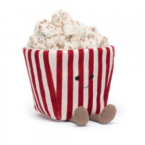 Comida Y Bebida Jellycat Amuseables Popcorn 22cm x 12cm x 12cm Rojas Argentina | UCXDK-8927