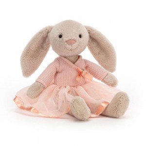 Conejo Jellycat Lottie Bunny Ballet 27cm x 7cm x 5cm Beige Argentina | USDHO-5278
