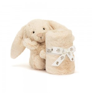 Juguetes Del Bebé Jellycat Bashful Luxe Bunny Soother 15cm x 34cm x 34cm Blancas Argentina | SXQHN-9681