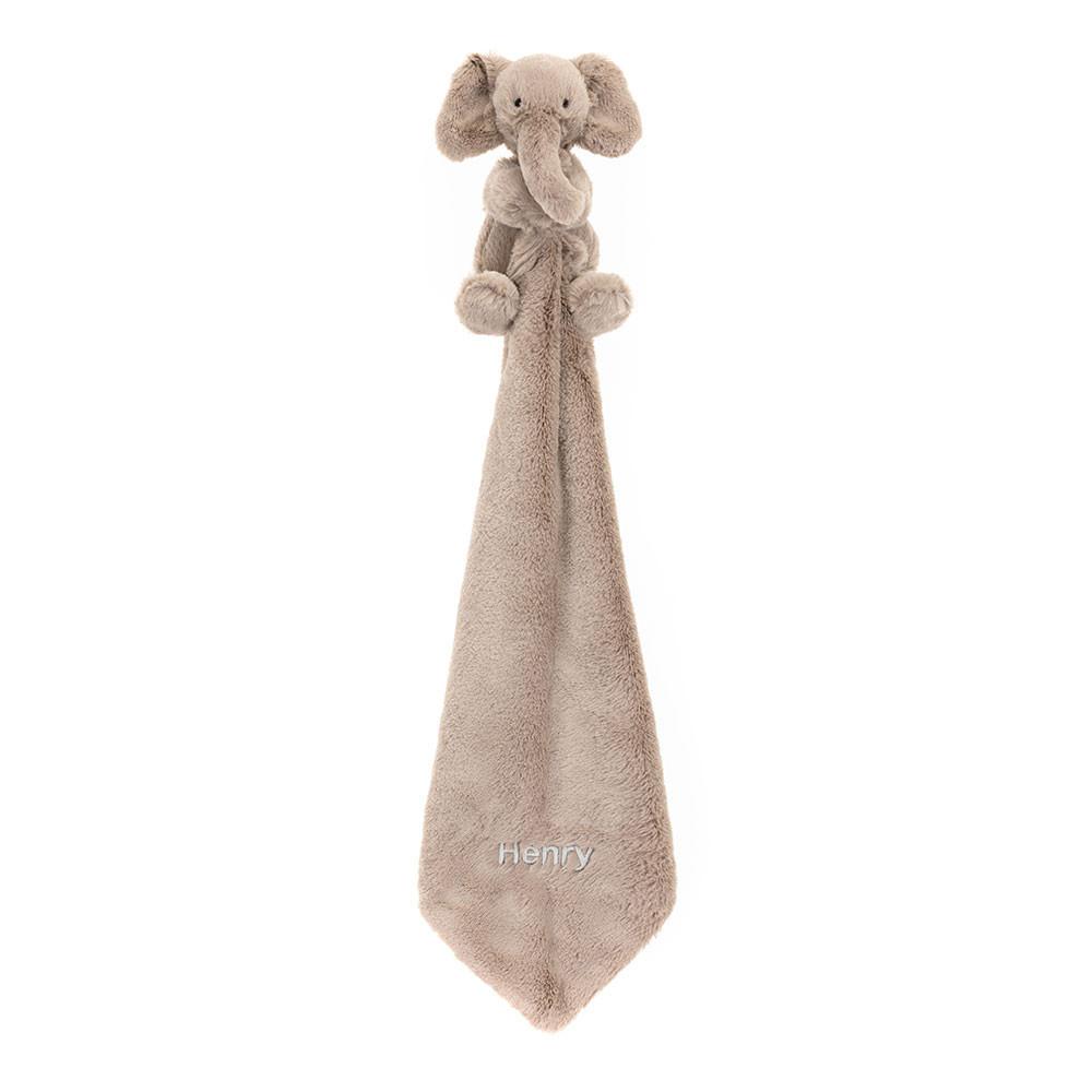 Chupetes Y Mantas Jellycat Personalised Smudge Elephant Soother 15cm x 34cm x 34cm Gris  Argentina |  TYIVG-6521