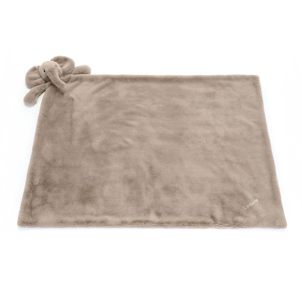 Juguetes Del Bebé Jellycat Personalised Smudge Elephant Blankie 56cm x 70cm x 9cm Gris  Argentina |  LFPXW-5720