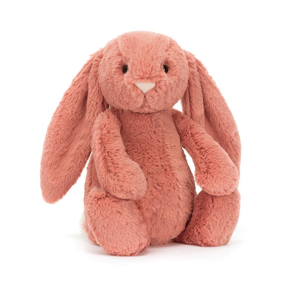 Mascota Jellycat Bashful Sorrel Bunny 31cm x 12cm x 9cm Naranjas  Argentina |  KHPSR-2483