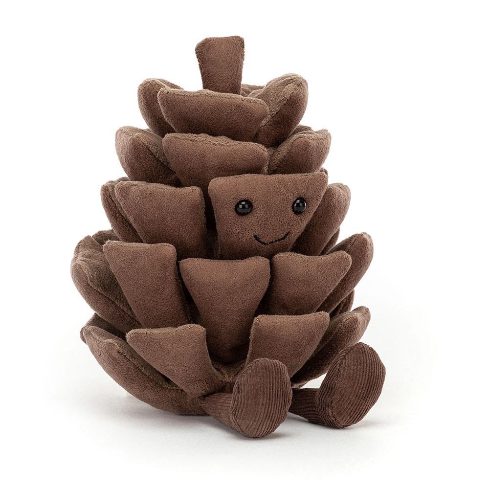 Woodland Jellycat Amuseables Pine Cone 16cm x 10cm x 8cm Marrones  Argentina |  IWUNC-6031